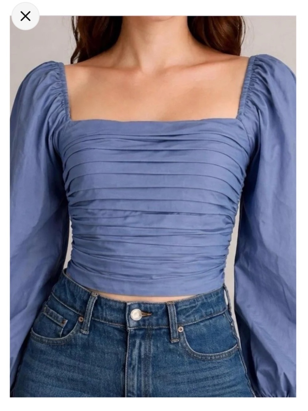 NWOT Abercrombie Long Sleeve Crop Size XS